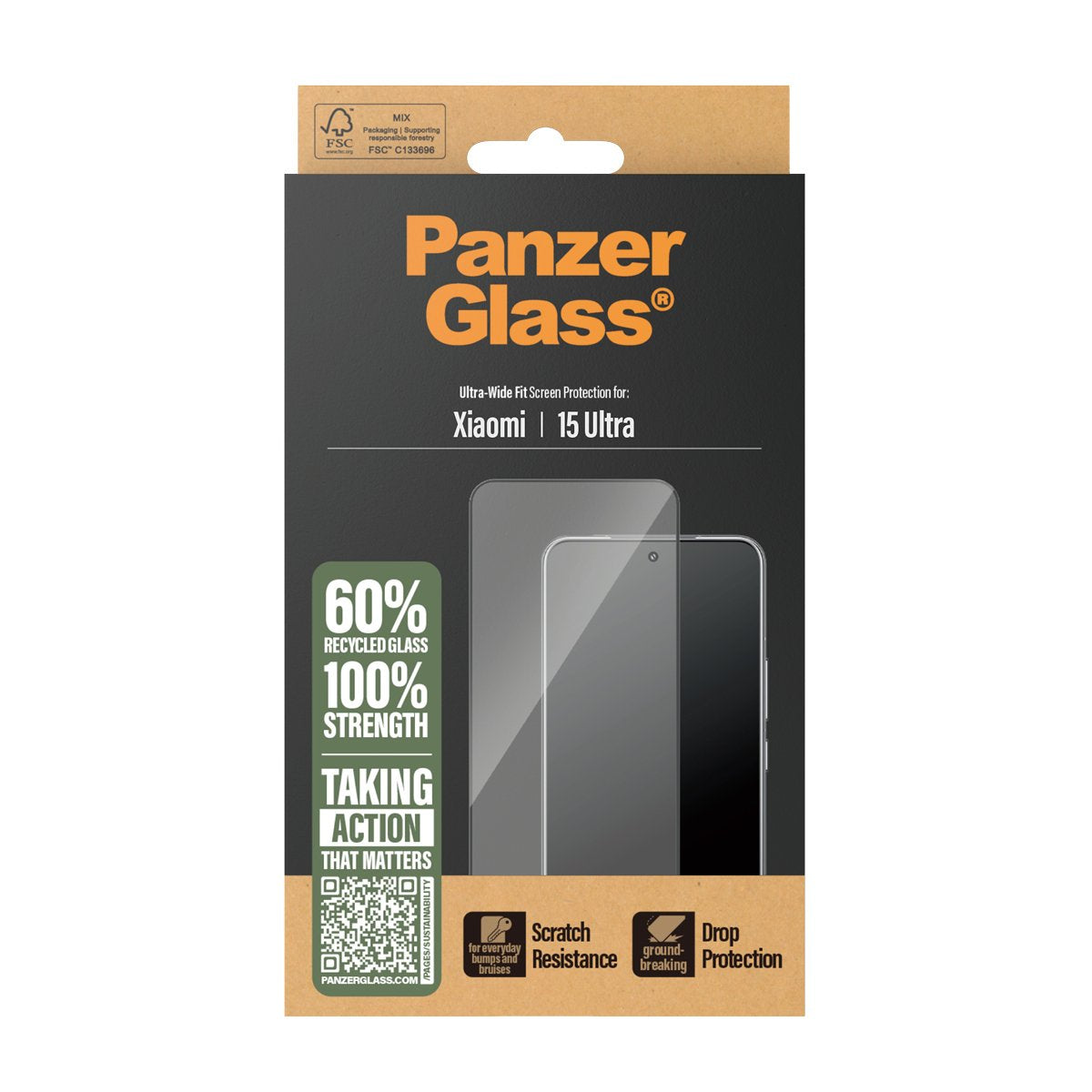 EAN 5715685020643 - PanzerGlass ® Screen Protector Xiaomi 15 Ultra | Ultra-Wide Fit Protector de pantalla 1 pieza(s) imagen 3