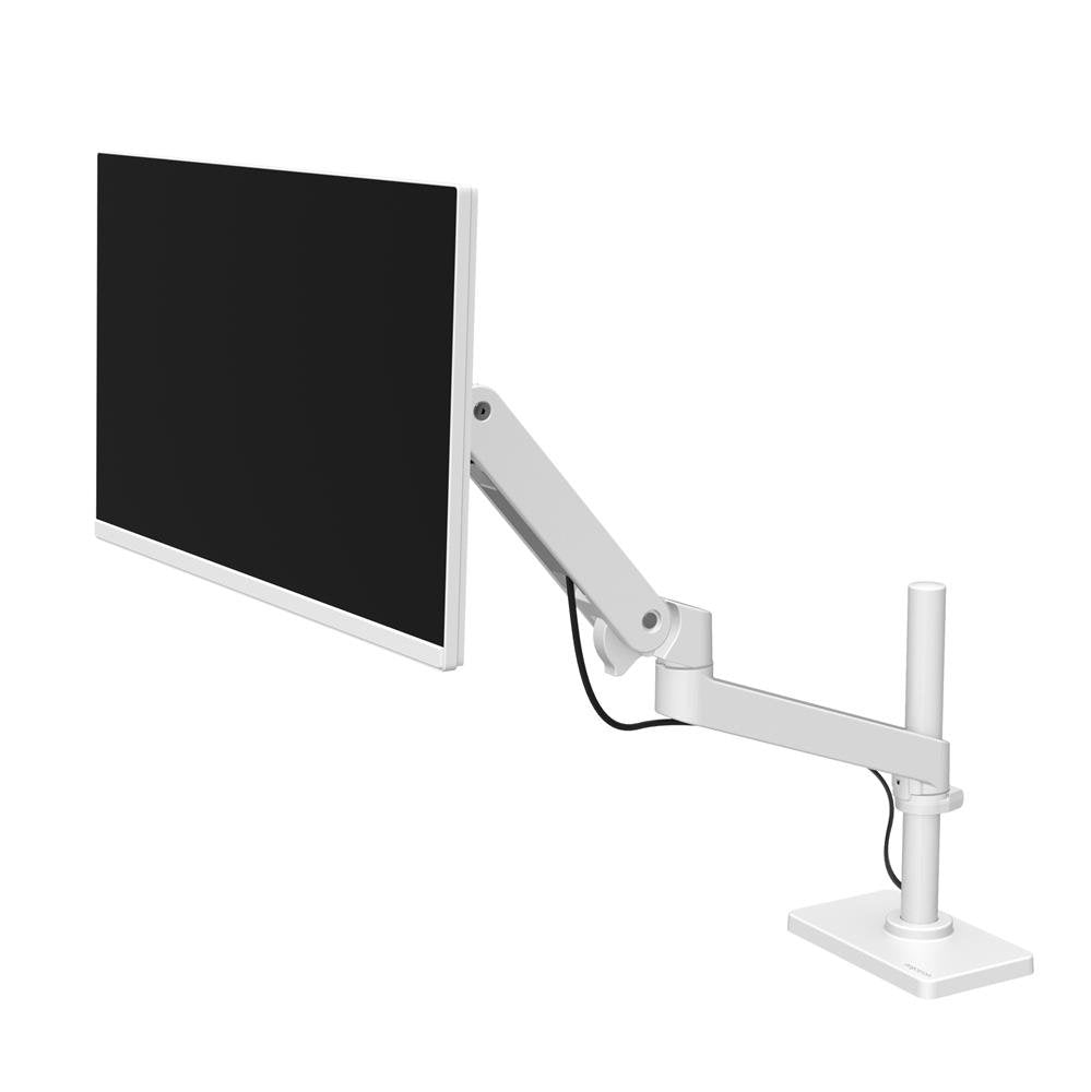 Ergotron Lx Pro - Kit De Fijación (Brazo Para Monitor) - Para Lcd-Display - Grommet-Montaje, Alto Mast - Aluminium - Blanco - Tamaño De Pantalla: Hasta 86,4 Cm (Hasta 34 Pulgadas)
