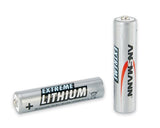 Ansmann Extreme Lithium Micro Aaa, Batería Plateada, 2x Litio