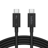 Cable Usb-C A Usb-C Belkin Inz005hq1mbk Thunderbolt 5 240w 8k 1m Color Negro
