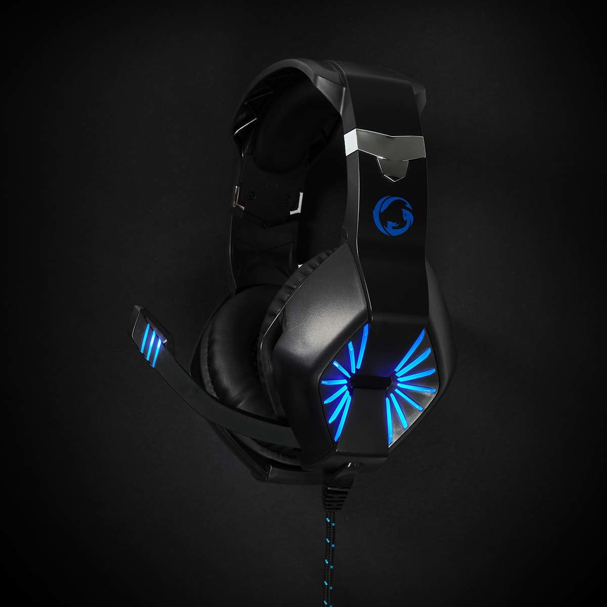 Nedis Auriculares Gaming Supraaural Stereousb Type-A / 2x 3.5 Mm/ Micrfono 2.20 M Led