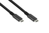 Good Connection Magnet. Usb 4.0 3x2 Usb-C Spiralk. Negro. 1m