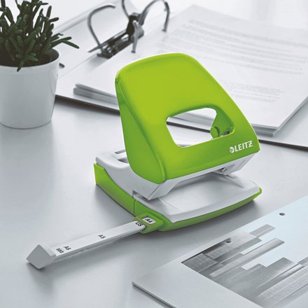 Leitz Locher Nexxt 5008 Wow - Verde-Metallic