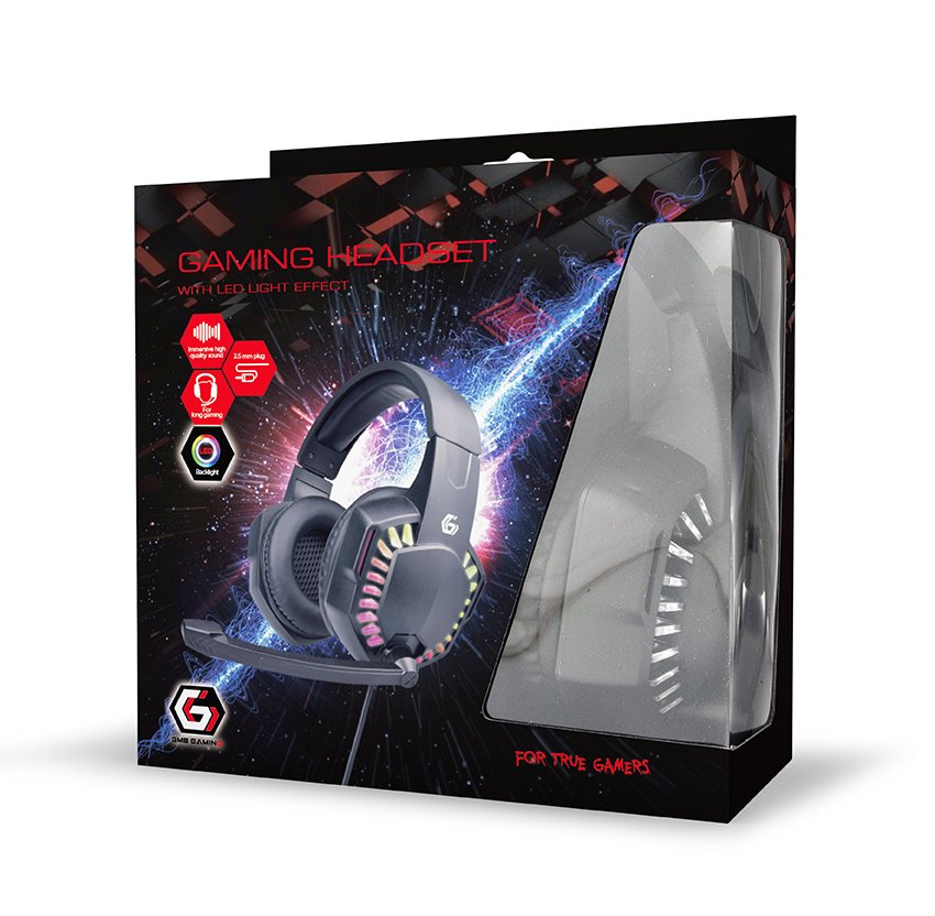 EAN 8716309117418 - Gembird GHS-06 auricular y casco Auriculares Alámbrico Diadema Juego USB tipo A Negro imagen 5