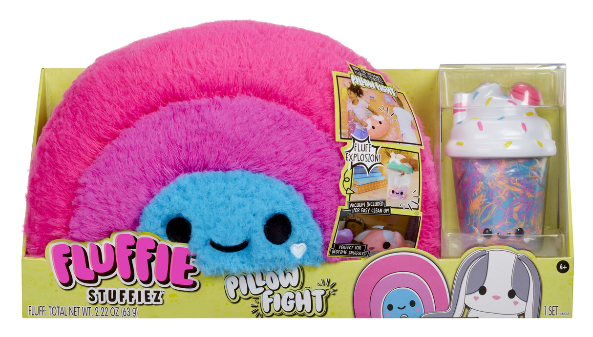 Poduszka Fluffie Stuffiez Pillow Fight, Tecza