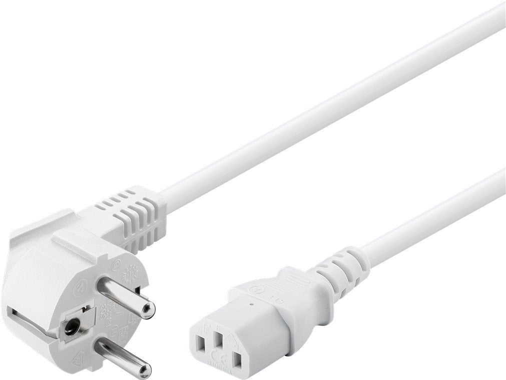 Goobay Cable De Alimentación C13 De 3m Blanco