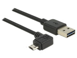 Delock Cable Easy Usb 2.0-A > Easy Micro-B Links Rechts Gewinkelt Stecker Stecker 0.5 M
