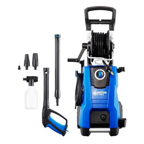 EAN 5703887131564 - Nilfisk 128471185 Limpiadora de alta presión o Hidrolimpiadora Vertical Eléctrico 500 l/h 2100 W Azul, Ne imagen 1