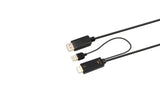 EAN 5706998967756 - Microconnect HDMI-DP-CON3 adaptador de cable de vídeo 3 m HDMI tipo A (Estándar) DisplayPort Negro imagen 1