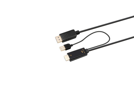 EAN 5706998967756 - Microconnect HDMI-DP-CON3 adaptador de cable de vídeo 3 m HDMI tipo A (Estándar) DisplayPort Negro imagen 1