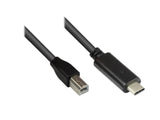 Good Connections Usb2.0 Cable C-B Negro. 1,8m