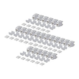 Startech.Com Cat6 Keystone Jack Módulo, Pack De 24 Rj45 Ethernet Keystone Conector Hembra, Utp Cat6 Wandbuchse, 180 Grad 110 Punch Down Conector Hembra, Blanco, Plano, Blanco, Rj-45, Conector Hembra, Conector Hembra, 10gbase-T