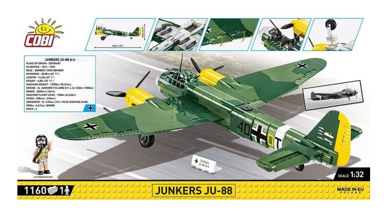Cobi Junkers Ju 88, Toys De Diseño Cobi-5733