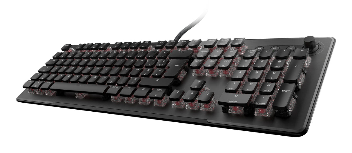 Turtle Beach Vulcan Ii Max (Negro/Transparente, De-Layout, Titan Ii Optical Red) Tbk-1001-02-De
