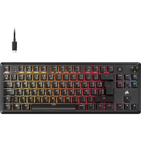 EAN 0840006678748 - Corsair K70 CORE TKL teclado Juego USB QWERTY Español Negro imagen 1