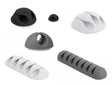 EAN 4043619183005 - DeLOCK 18300 organizador de cables Escritorio/pared Soporte para cables Negro, Gris, Blanco 6 pieza(s) imagen 1