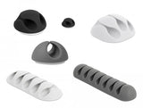EAN 4043619183005 - DeLOCK 18300 organizador de cables Escritorio/pared Soporte para cables Negro, Gris, Blanco 6 pieza(s) imagen 1