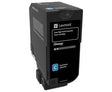 EAN 0734646608756 - Lexmark 74C2HCE cartucho de tóner 1 pieza(s) Original Cian imagen 1