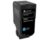 EAN 0734646608756 - Lexmark 74C2HCE cartucho de tóner 1 pieza(s) Original Cian imagen 1