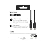 EAN 0840056185753 - mophie essentials charging cables | 1M cable USB USB 2.0 USB C Negro imagen 5