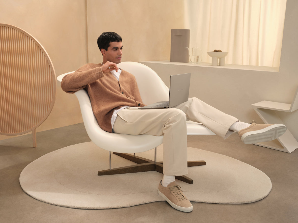 Asus Zenbook A14 Oled Ux3407qa-Qd283w Copilot+ Pc - Ordenador Portátil 14" Wuxga (Qualcomm Snapdragon X (X1-26-100), 32gb Ram, 1tb Ssd, Adreno Gpu, Windows 11 Home) Beige Zabriskie - Teclado Qwerty Español