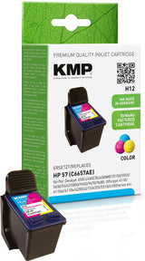 Cartucho Kmp Hp C6657ae Nr.57 Color 500 S. H12 Recargado