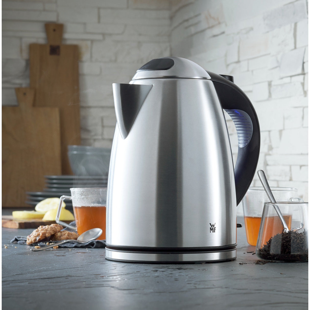 Tetera  Wmf Stelio 04.1302.0012 Eléctrica 1,7 L Negro, Acero Inoxidable 2400 W