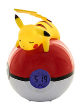 Lampara Despertador Led Pikachu Pokeball Pokemon