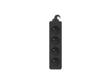 Lanberg Ps0-04e-0150-Bk Base Múltiple 1,5 M 4 Salidas Ac Interior Negro