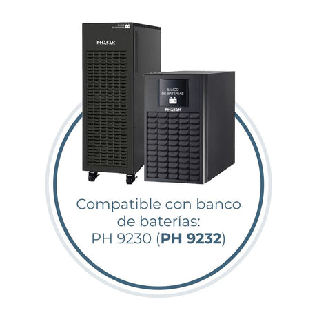 EAN 5605922026920 - Phasak PH 9230 sistema de alimentación ininterrumpida (UPS) Doble conversión (en línea) 3 kVA 2700 W 4 sa imagen 7
