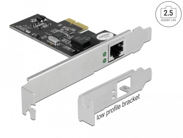 Delock Tarjeta De Red Pci Express X1 -> 1 X Rj45 2,5 Gigabit Lan I225