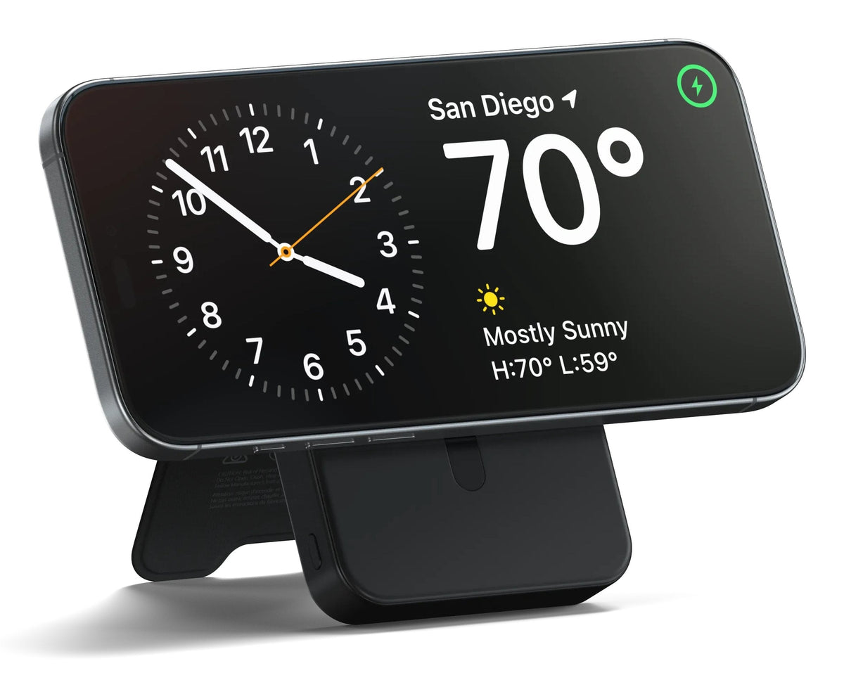 Onthego Magnetic Qi2 Powerbank Stand 10000 Mah Negro