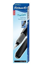Pelikan 946806 Pluma Estilográfica Negro, Gris Sistema De Carga Por Cartucho 1 Pieza(S)