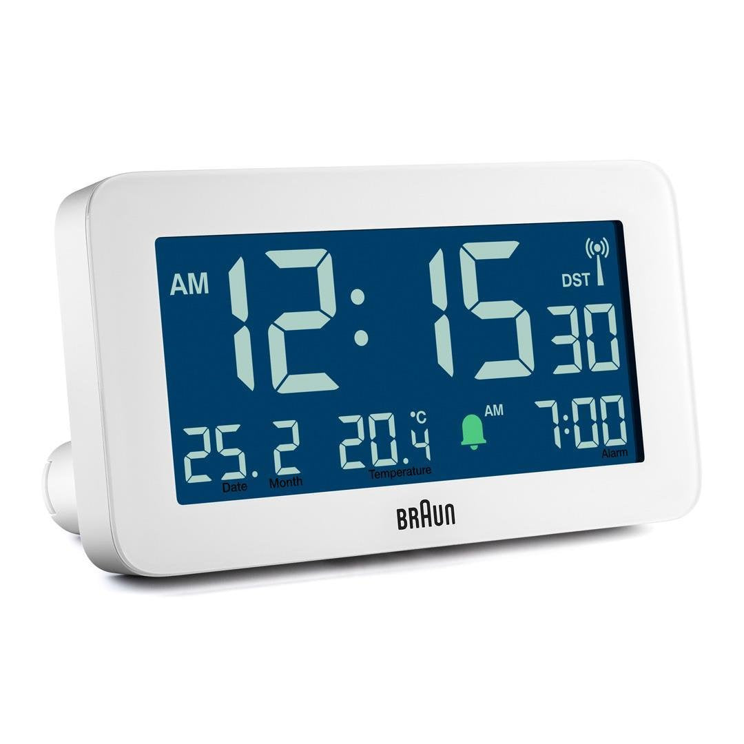 Braun Bc10 Dcf-W Radio Alarm Clock White
