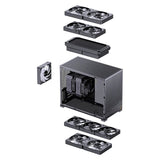 Jonsbo D32 Pro Negro Pc-Gehäuse, Mini-Gehäuse, Matx, Tempered Glass - Schwarz