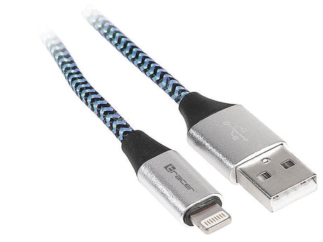 EAN 5907512863374 - Tracer TRAKBK46269 cable de conector Lightning 1 m Negro, Azul, Plata imagen 1