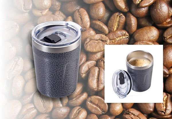 Troika Thermobecher Espresso Doppio Titanfarben