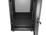 Lanberg Rack Cabinet 19 Free-Standing 37u 600x600 Flat Pack Mesh Door Lcd Black