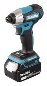 EAN 0088381738576 - Makita DTD157Z atornilladora de impacto con batería 1/4" 3000 RPM 140 Nm Negro, Verde 18 V imagen 1