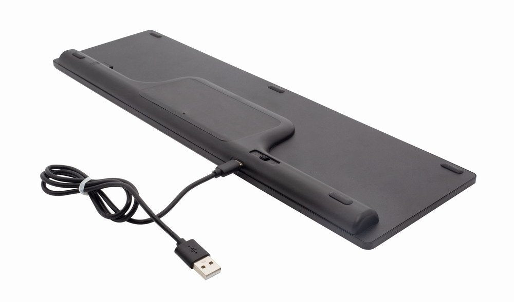 EAN 8716309121774 - Gembird KBS-ECLIPSE-M500 teclado Ratón incluido RF inalámbrico QWERTY Inglés de EE. UU. Negro imagen 3