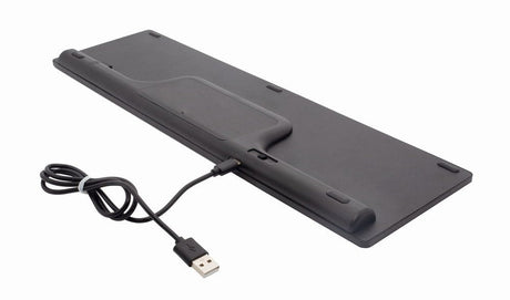 EAN 8716309121774 - Gembird KBS-ECLIPSE-M500 teclado Ratón incluido RF inalámbrico QWERTY Inglés de EE. UU. Negro imagen 3