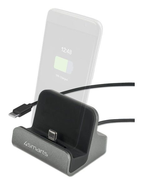 EAN 4252011911134 - 4smarts 541426 estación dock para móvil Smartphone Negro, Gris imagen 1