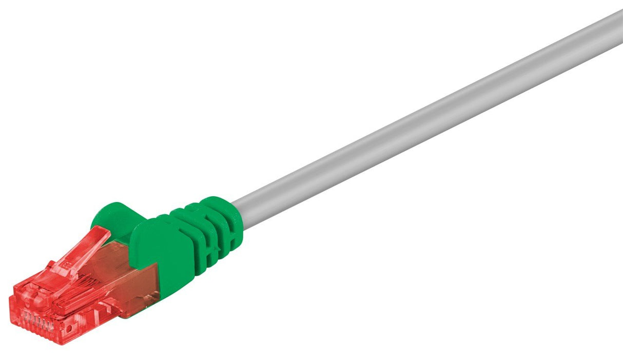 EAN 4040849684746 - Goobay 68474 cable de red Verde, Gris 2 m Cat6 U/UTP (UTP) imagen 1