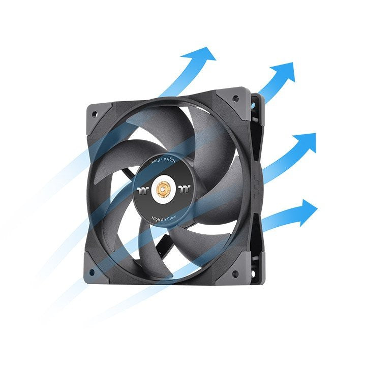Ventilador 120x120 Thermaltake Swafan Gt12 Premiun Black