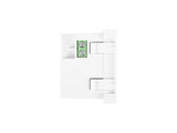 Toma De Pared Ac 230v 45x45 5v 2xusb 2.1a Blanco Lanberg