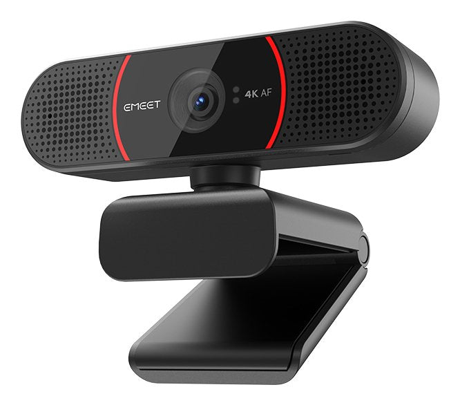 Emeet C960 4k Negro/Rojo Autoenfoque Micrófono Webcam