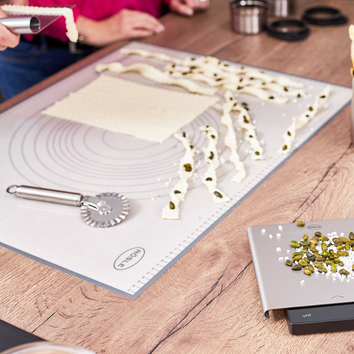 Rösle Back- Y Arbeitsmatte Silikon Teigmatte Als Unterlage Con Massen