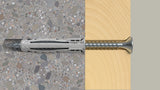 EAN 4048962480825 - Fischer 568006 tornillo de anclaje y taco 100 pieza(s) Anclaje de expansión 30 mm imagen 6