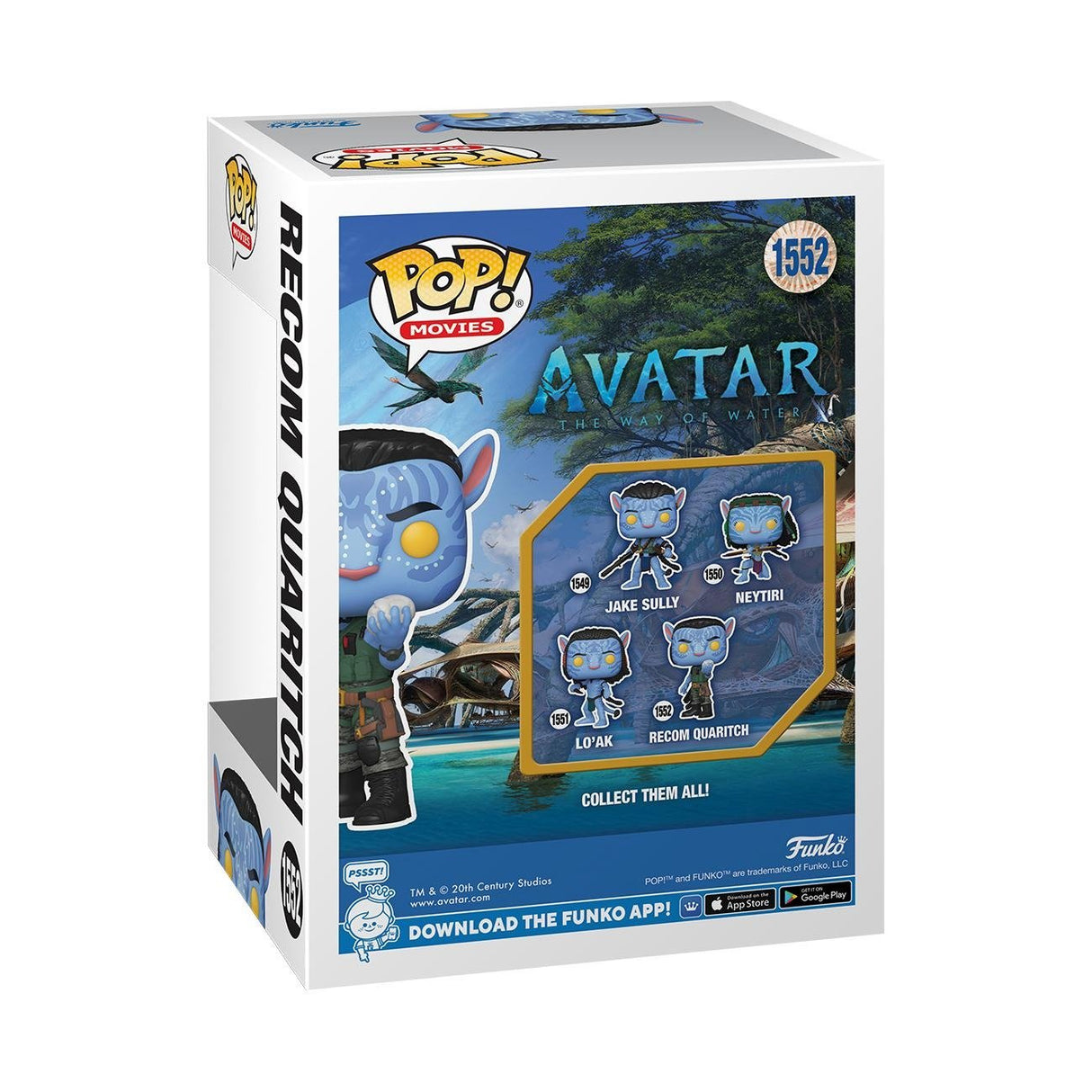 Funko Pop Cine Avatar The Way Of Water Recom Quaritch 73089