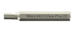 Wera 840 Micro Bits Hex-Plus 2,5 X 30mm